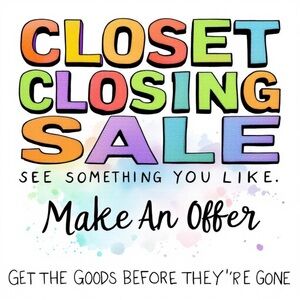 🔥CLOSET CLOSING🔥